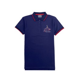 A large number of custom-made women's short-sleeved polo shirts, personal design, right-angle sleeves, contrasting color collar, equestrian competition polo shirts supplier P1426 A large number of custom-made women's short-sleeved polo shirts, personal design, right-angle sleeves, contrasting color collar, equestrian competition polo shirts supplier P1426